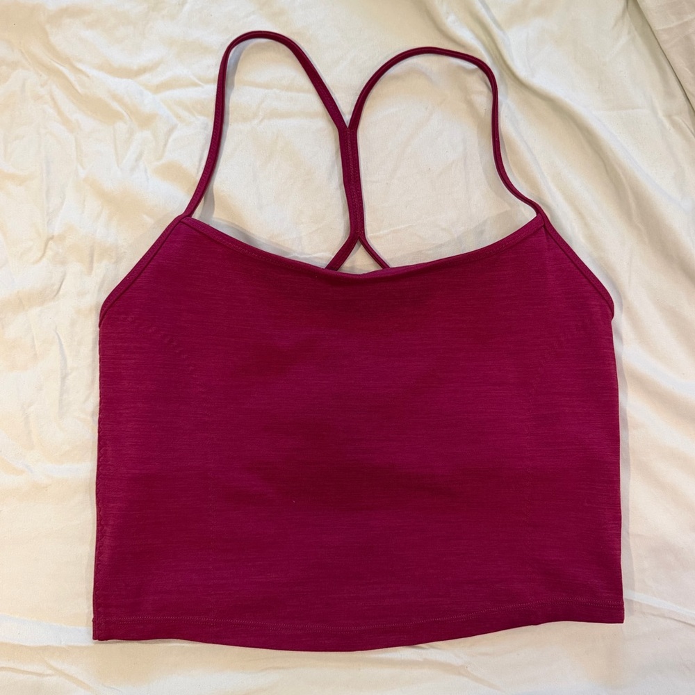 Vitality Daydream Stitch Racer Tank in Burgundy size Large